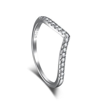 [Sparkling Aurora]Elaborate Tennis Band Ring