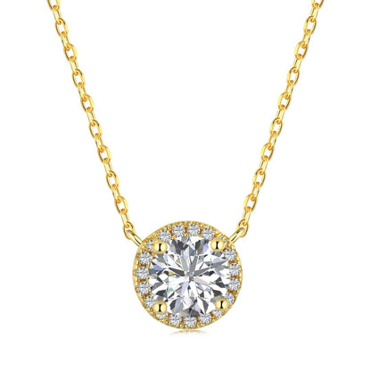 [Sparkling Aurora]Luxurious Round Cut Necklace