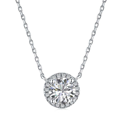 [Sparkling Aurora]Luxurious Round Cut Necklace