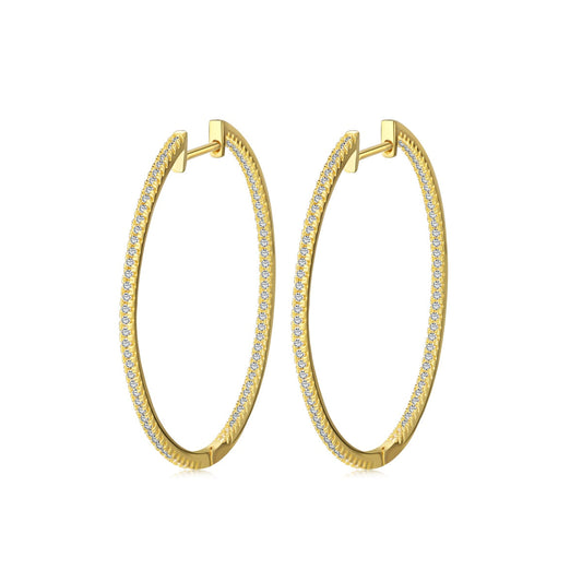 [Sparkling Aurora]Popular Large Hoop Earrings