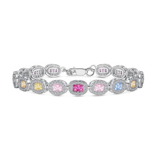 [Sparkling Aurora]Exquisite Ornate Emerald Cut Daily Bracelet