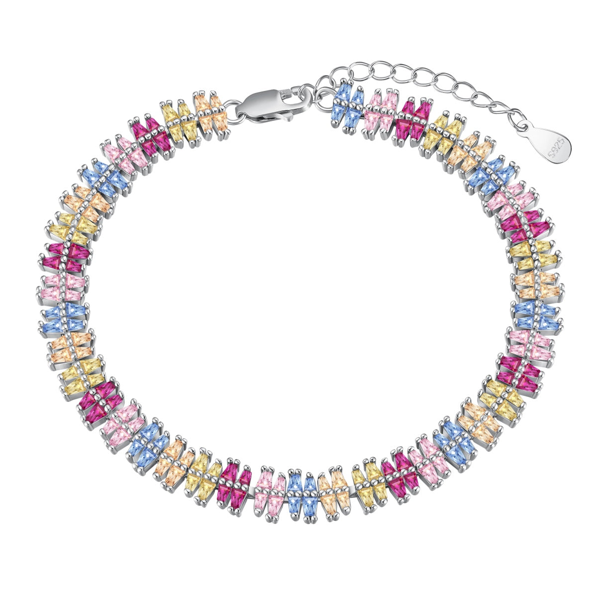 [Sparkling Aurora]Sparkling Exquisite Multi Cut Party Bracelet