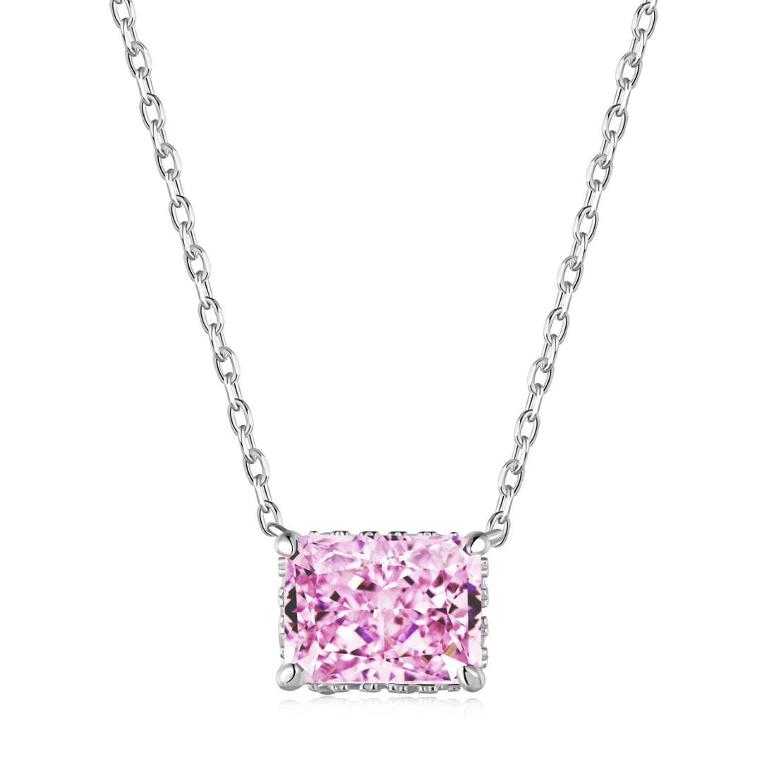 [Sparkling Aurora]Luxurious Square Shape Colorful Necalack