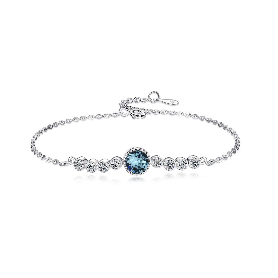 [Sparkling Aurora]Luxurious Heart Of The Ocean Bracelet