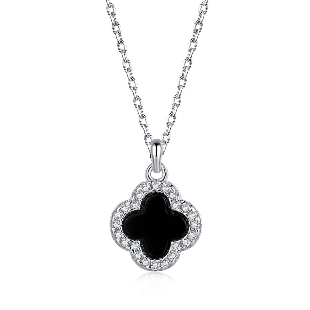 [Sparkling Aurora]Dainty Flower Shape Necklace