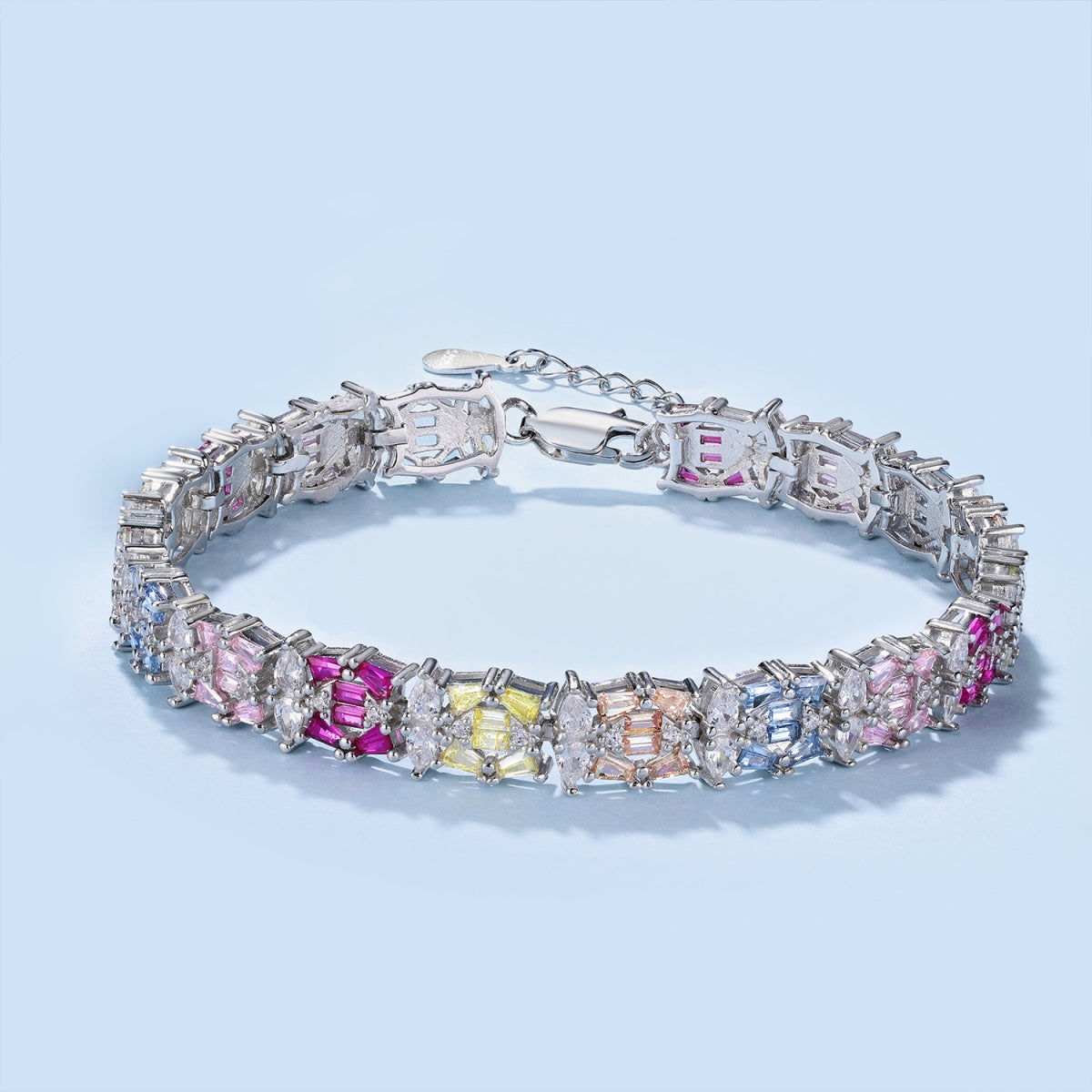 [Sparkling Aurora]Delicate Colorful Multi Cut Party Bracelet