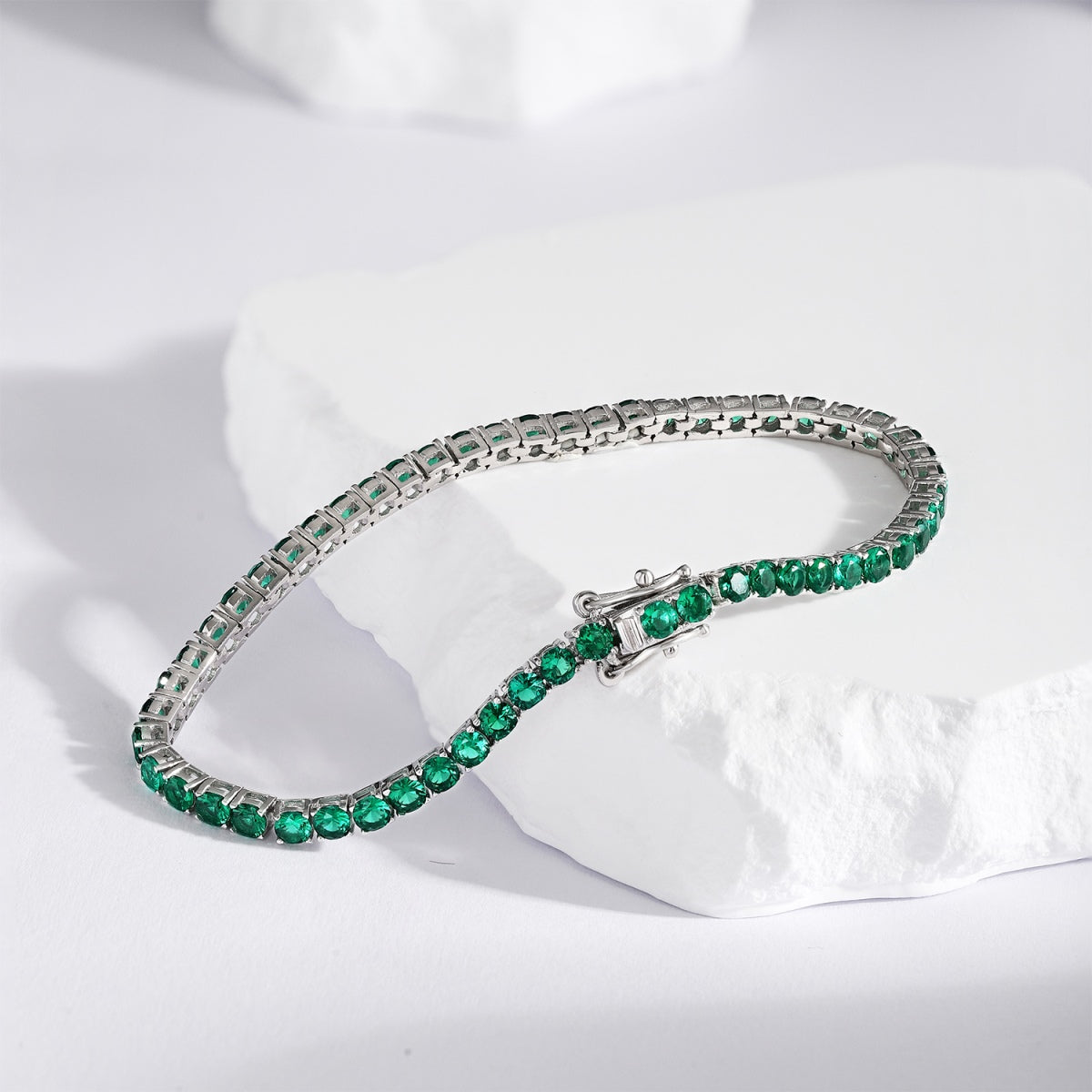 [Sparkling Aurora]Radiant Colorful Round Cut Party Bracelet