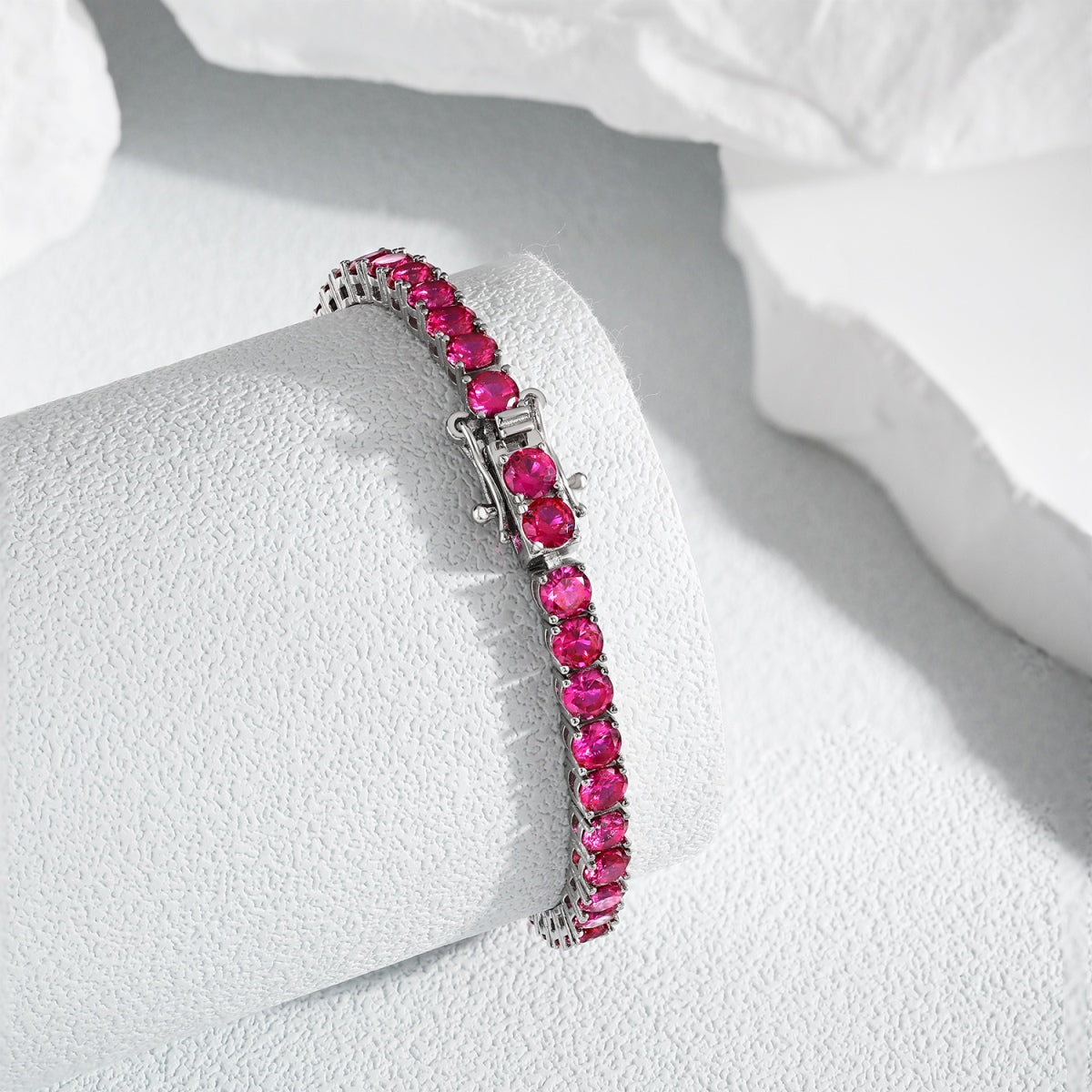 [Sparkling Aurora]Radiant Colorful Round Cut Party Bracelet