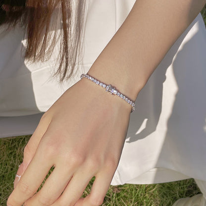 [Sparkling Aurora]Radiant Colorful Round Cut Party Bracelet