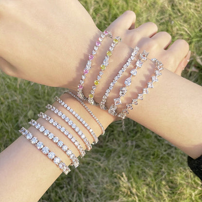 [Sparkling Aurora]Unique Exquisite Multi Cut Daily Bracelet