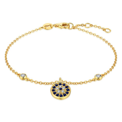 [Sparkling Aurora]Devil's Eye Round Shape Bracelet