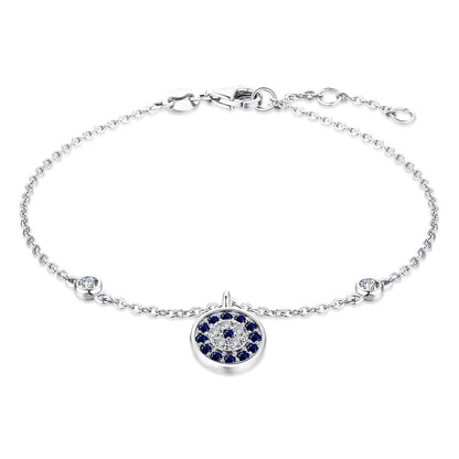 [Sparkling Aurora]Devil's Eye Round Shape Bracelet