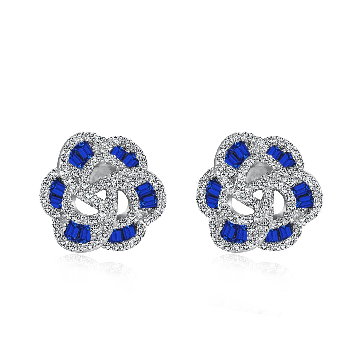 [Sparkling Aurora]Exquisite Flower Shape Daily Earrings