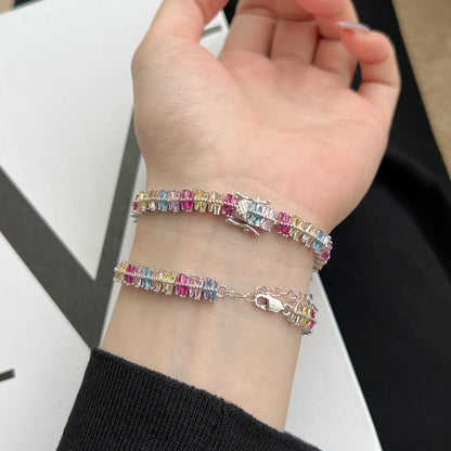 [Sparkling Aurora]Sparkling Exquisite Multi Cut Party Bracelet