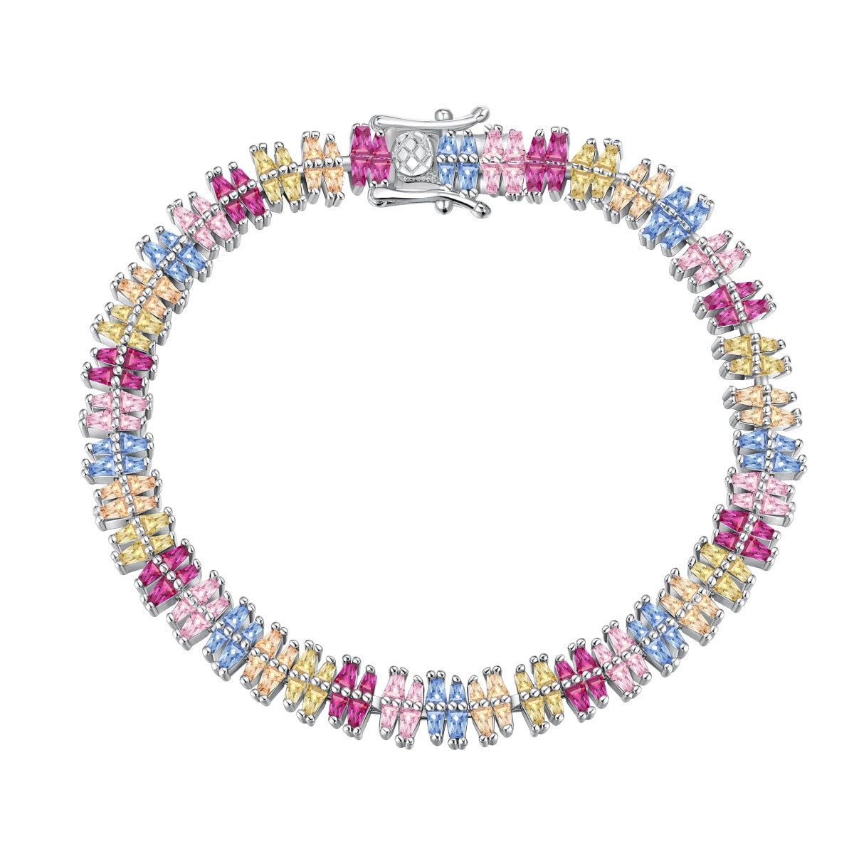 [Sparkling Aurora]Sparkling Exquisite Multi Cut Party Bracelet